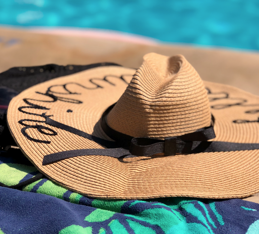 Sequin best sale beach hat