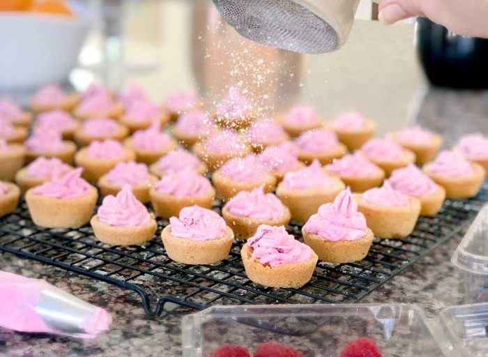 Mini Berry Cookie Cups Easy Summer Dessert Lexis Rose