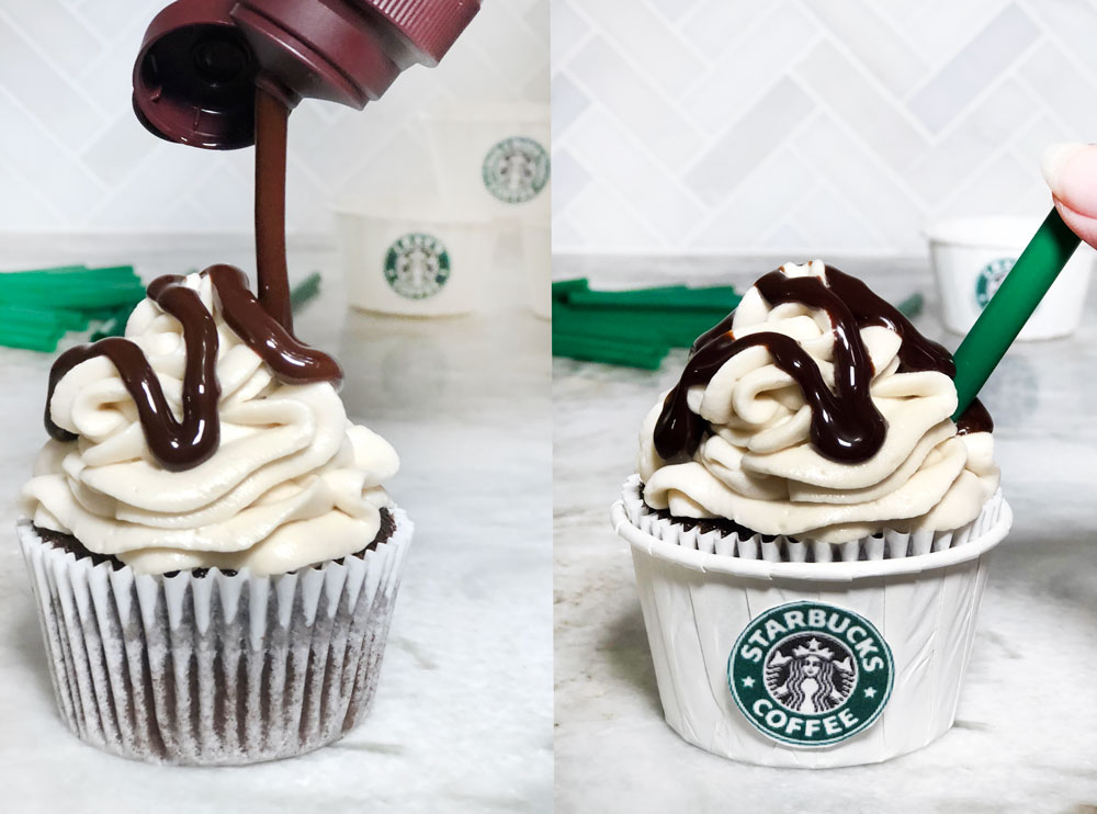 Repeat the process until you have as many labeled cups as you do cupcakes!