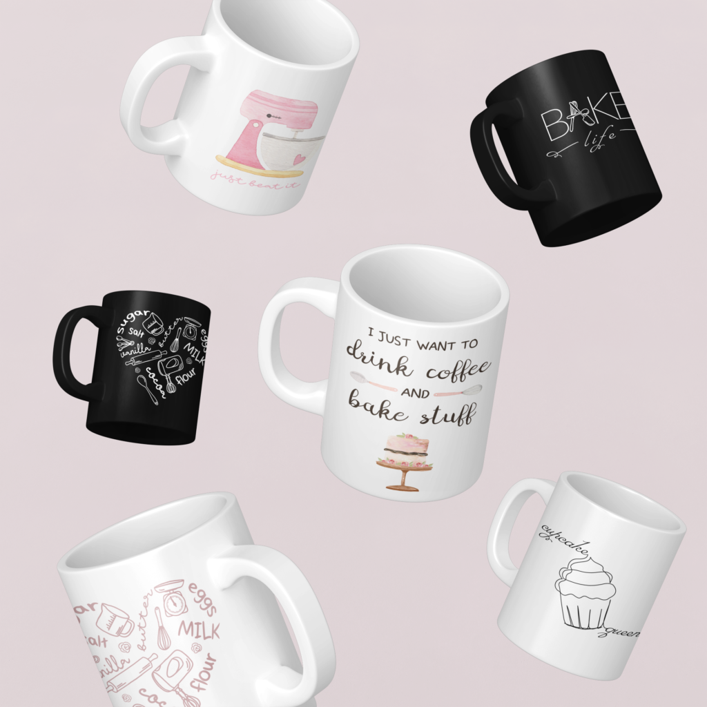 Tazas de repostería baker mug love to bake