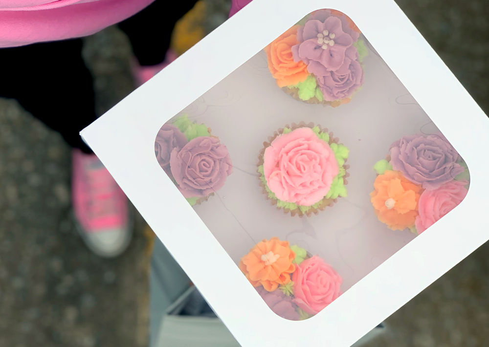 buttercream flower cupcakes decoration tutorial easy for beginner's