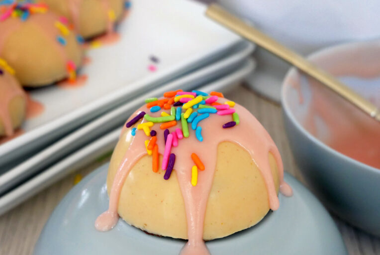 Mini Dome Cakes How To Use Cake Leftovers Easy, Quick Recipe