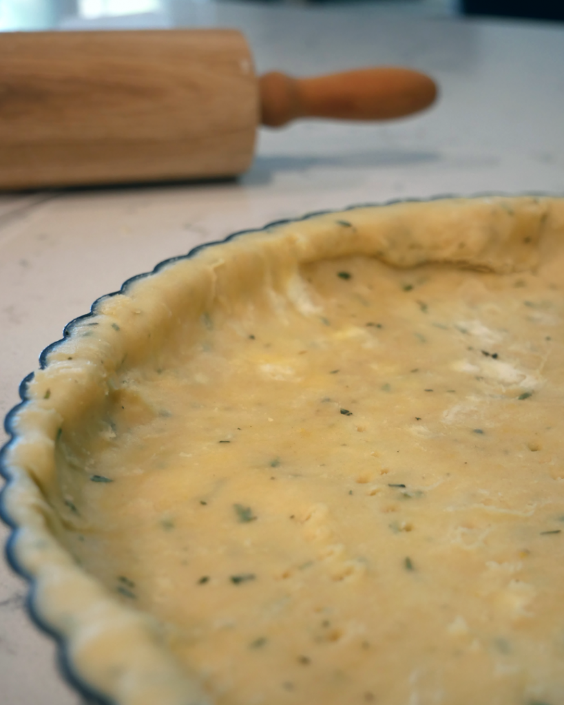 Thyme shortcrust pastry