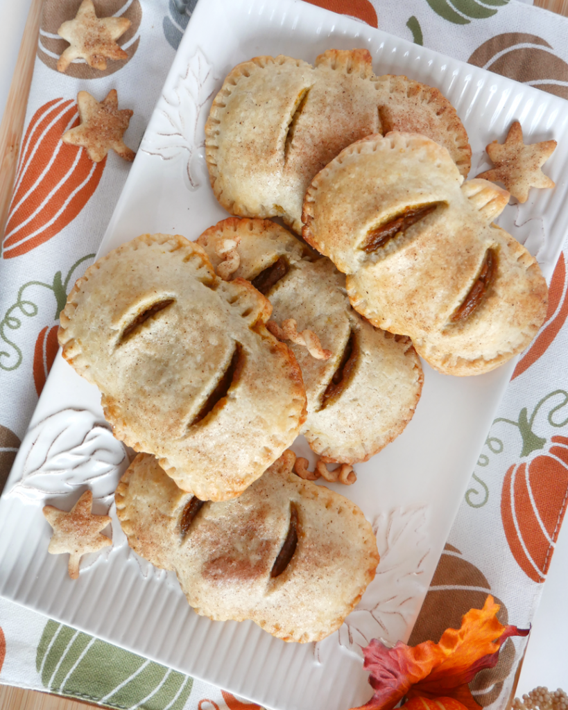 Pumpkin hand pies with chai spiced sugar