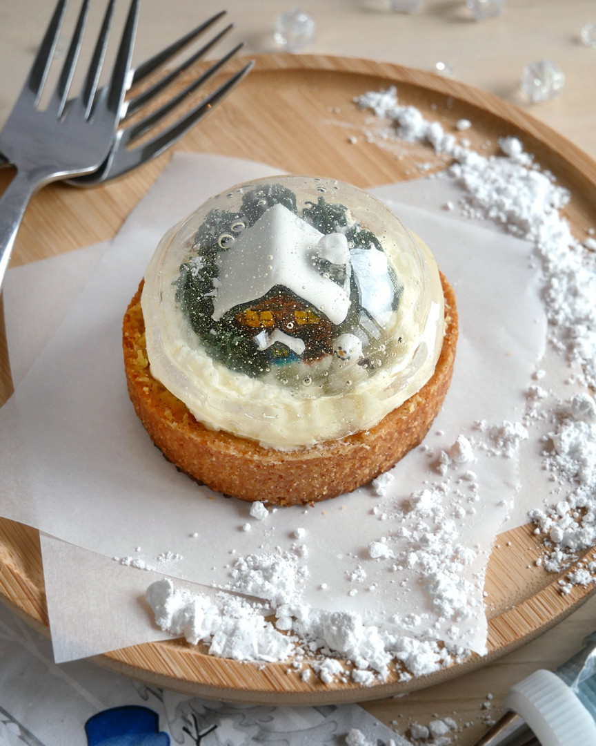 Edible "Snow Globe" Sugar Glass Dome Tutorial Lexis Rose